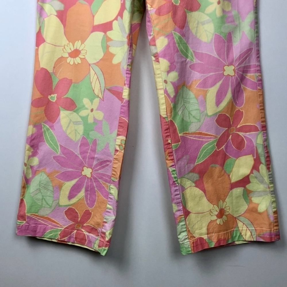 Sigrid Olsen mod pastel floral ankle pants - Size: 6 - Picture 4 of 12